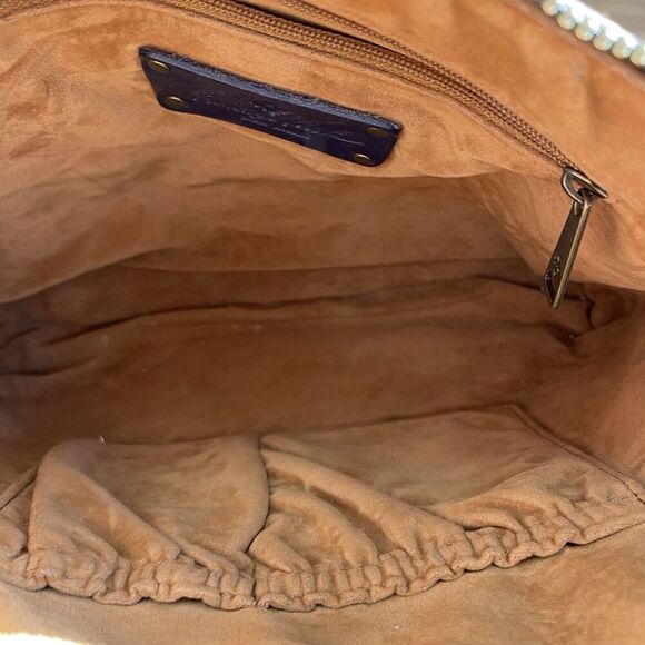 Patricia Nash Avellino Crossbody Purse Brown Black - Picture 14 of 16